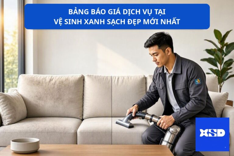 Hình bài viết bảng báo giá dịch vụ vệ sinh tại Vệ Sinh Xanh Sạch Đẹp - vesinhxanhsachdep.com