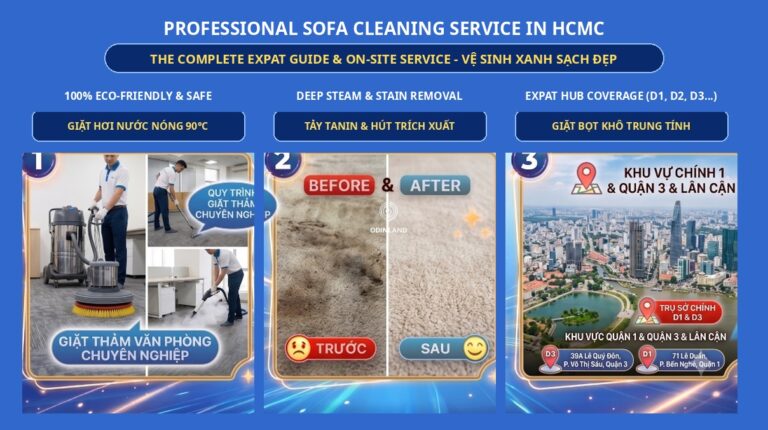 Professional Sofa Cleaning Service in Ho Chi Minh City: The Complete Expat Guide